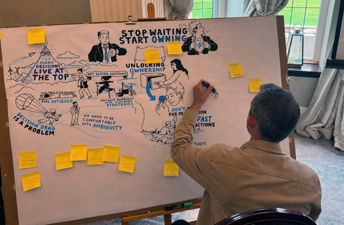 SENIOR LEADERSHIP DAY LIVE ILLUSTRATION
